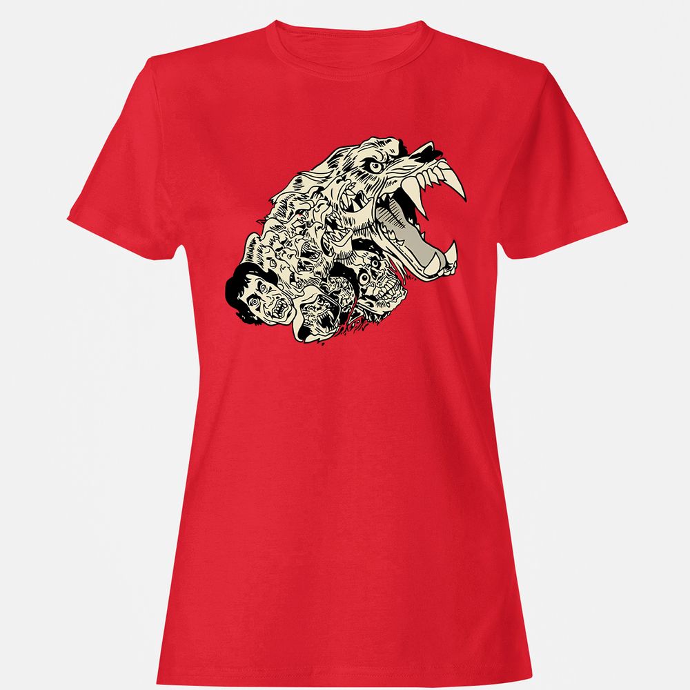 Women's T-Shirt - JCLAM6J1 - Red - 13