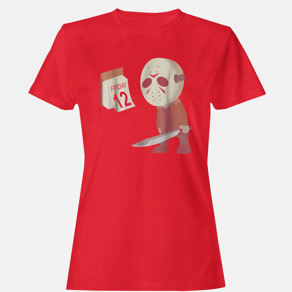 Women's T-Shirt - 7AC2E318 - Red - 13