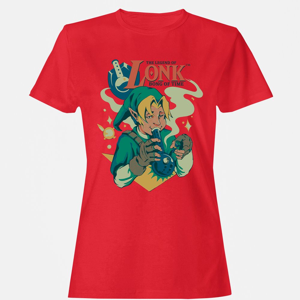 Women's T-Shirt - 8BAG84SY - Red - 13