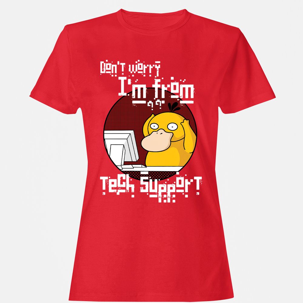 Women's T-Shirt - FUZRX6FB - Red - 13