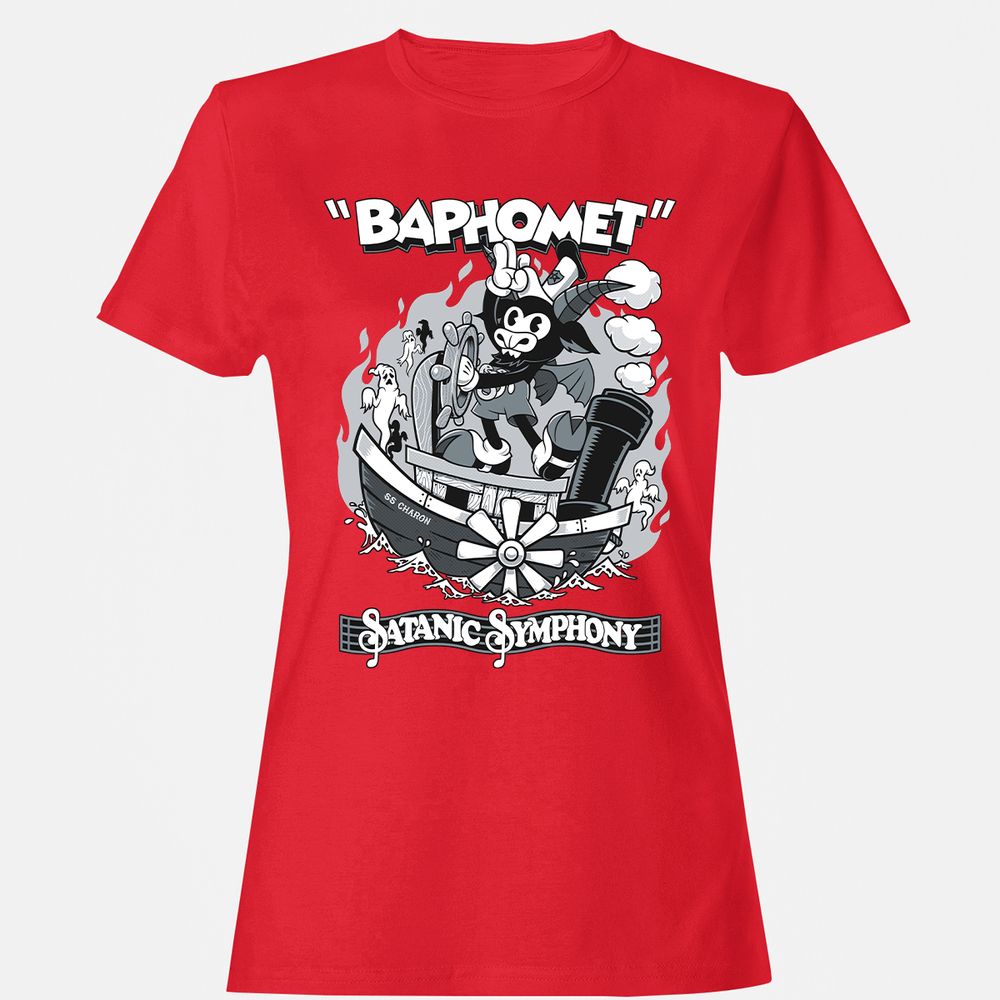 Women's T-Shirt - DNKVRVMQ - Red - 13