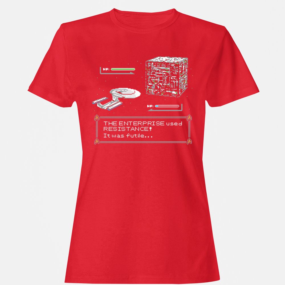 Women's T-Shirt - 5V4TRK5M - Red - 13