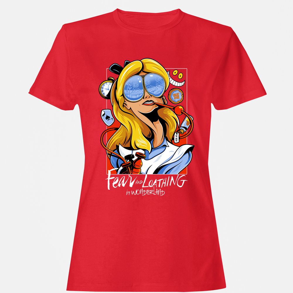 Women's T-Shirt - NNS3QBPB - Red - 13