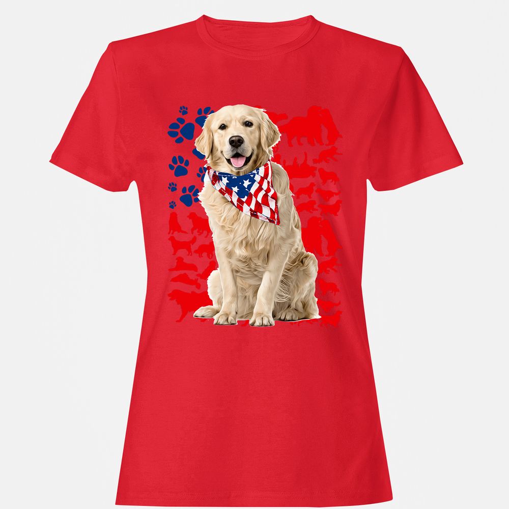 Women's T-Shirt - HTL7BJ96 - Red - 13