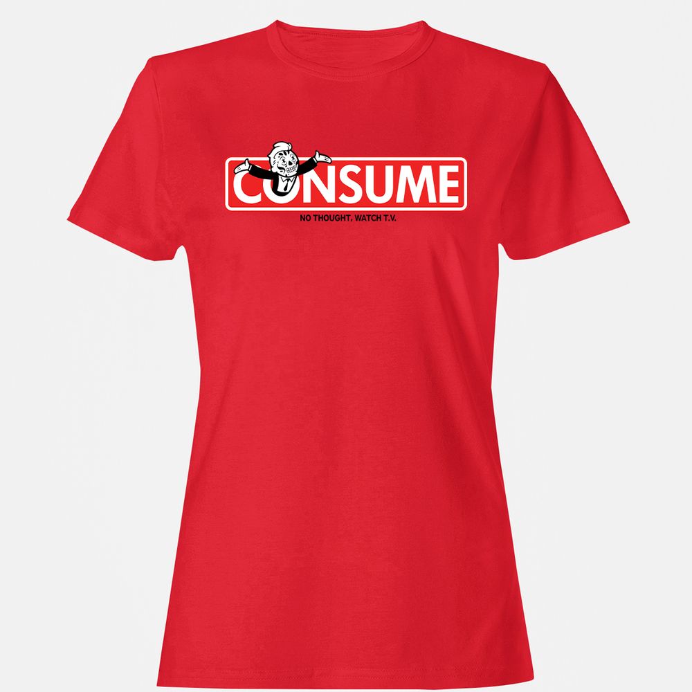 Women's T-Shirt - UY4EC94D - Red - 13