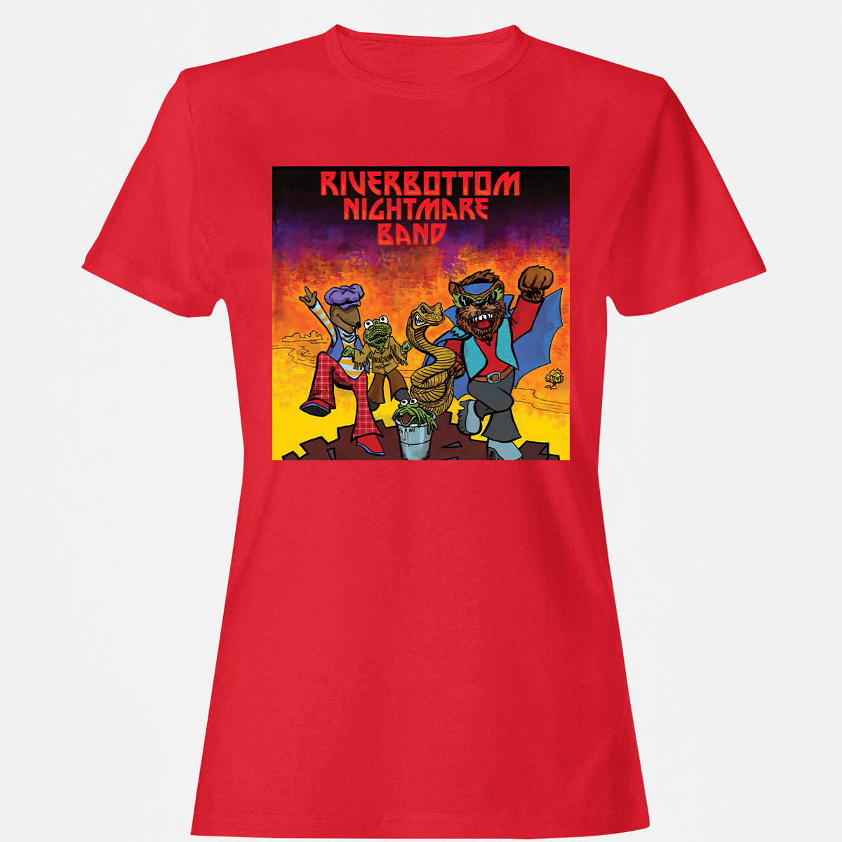 Women's T-Shirt - X4MDFJQ6 - Red - 13