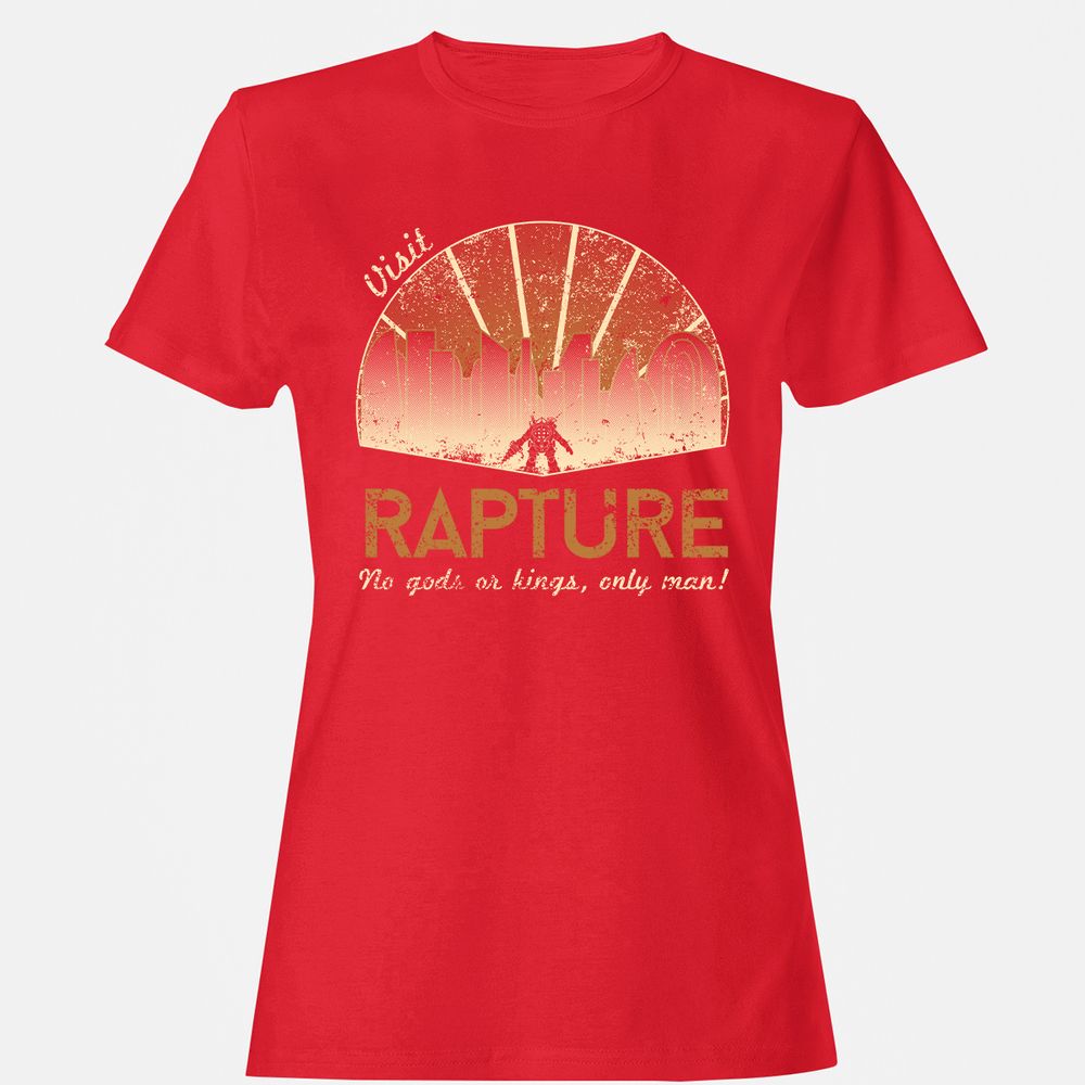 Women's T-Shirt - VJJFR4U6 - Red - 13