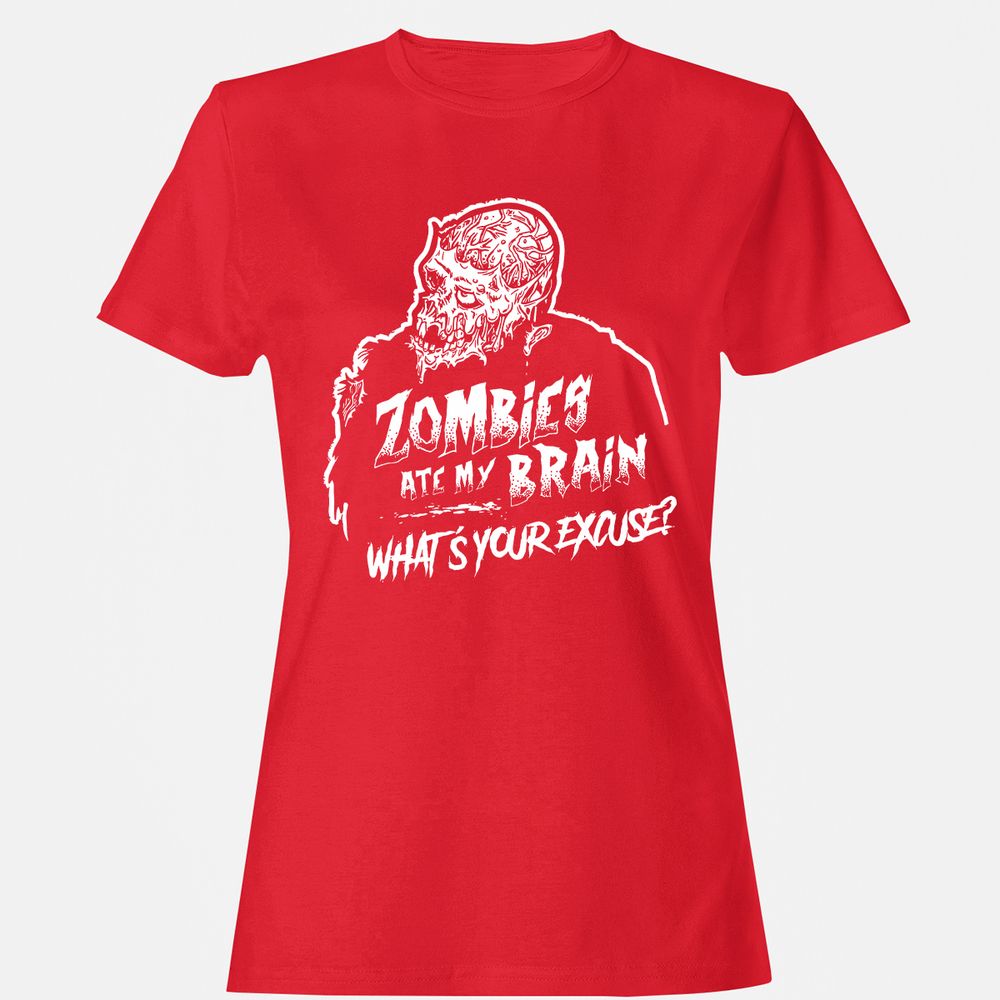 Zombies Ate My Brain - Red - 13