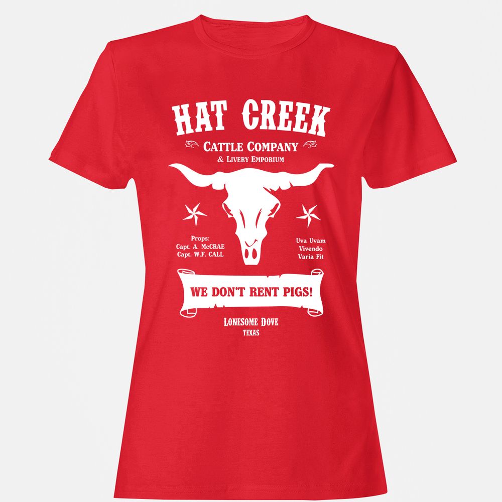 Women's T-Shirt - PJFZ42WQ - Red - 13