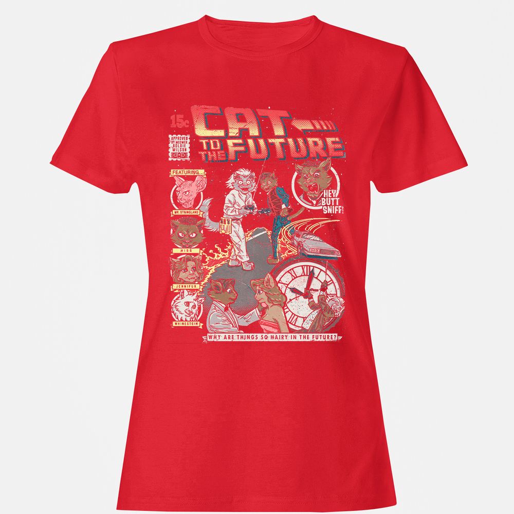 Women's T-Shirt - ZB2R5B6H - Red - 13