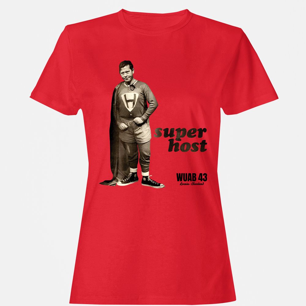 Women's T-Shirt - 16B2EV9F - Red - 13