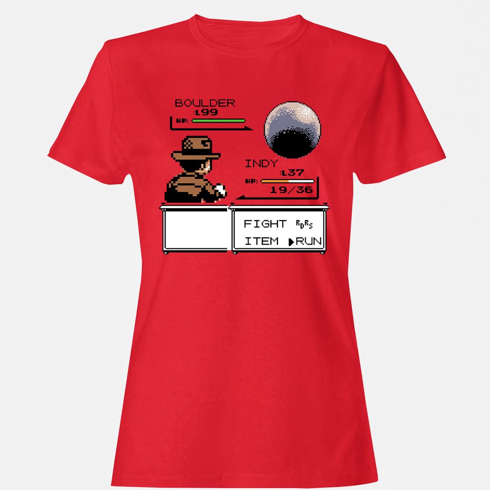 Women's T-Shirt - N4VM4LLN - Red - 13