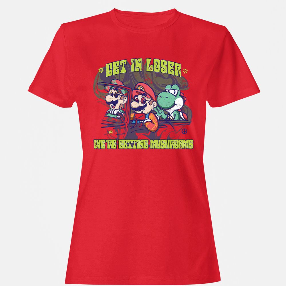 Women's T-Shirt - XHUJWZJQ - Red - 13