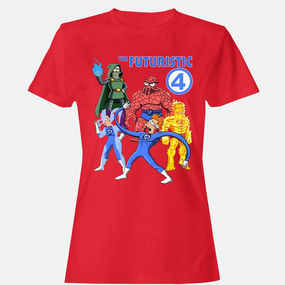 Women's T-Shirt - 5GA6KVRW - Red - 13