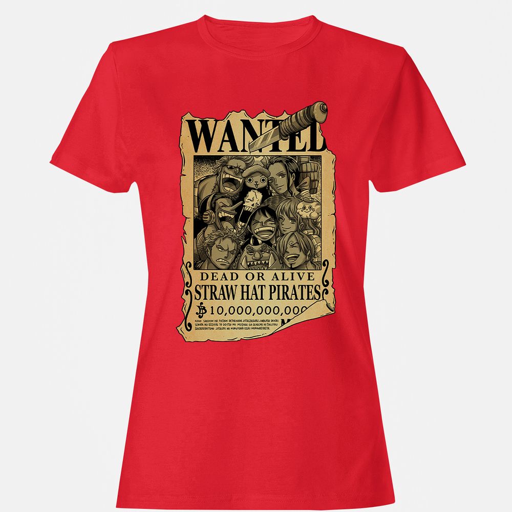 Women's T-Shirt - DF76BYV4 - Red - 13