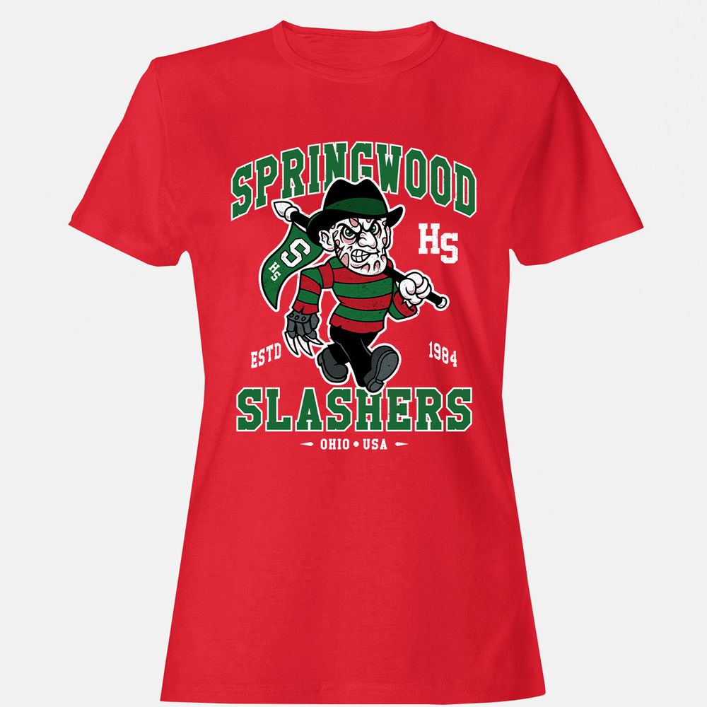 Women's T-Shirt - 3L54CJ7J - Red - 13