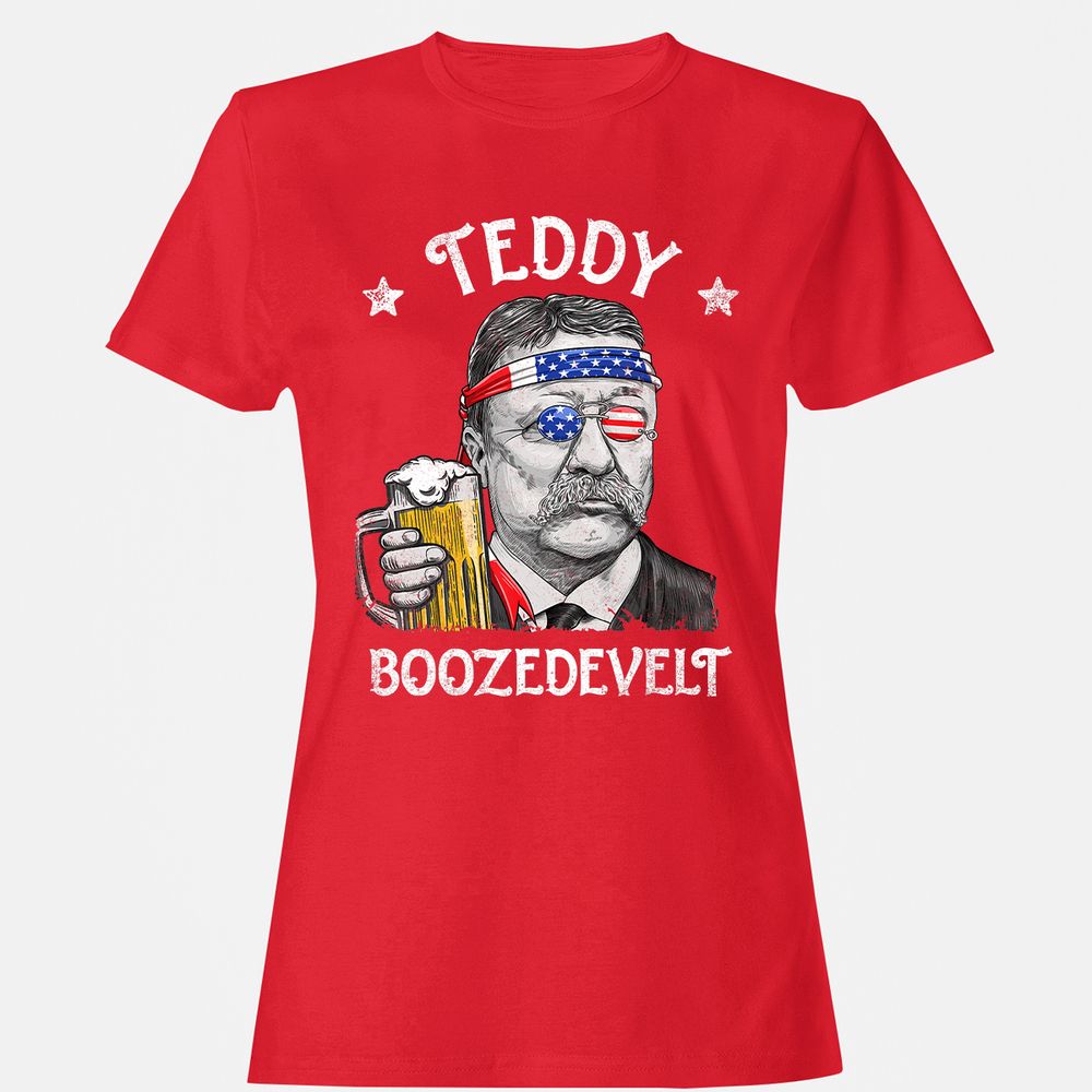 Women's T-Shirt - YXW7HPWT - Red - 13
