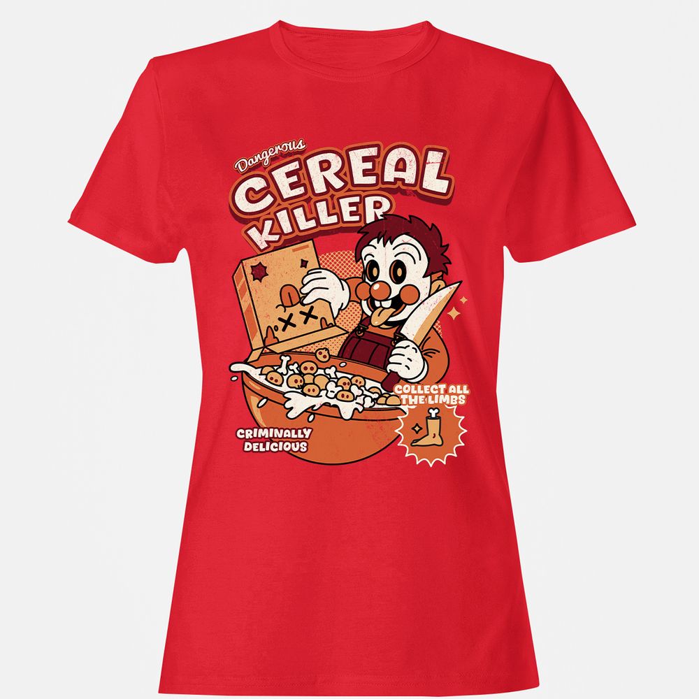 Women's T-Shirt - FD3CKEHZ - Red - 13