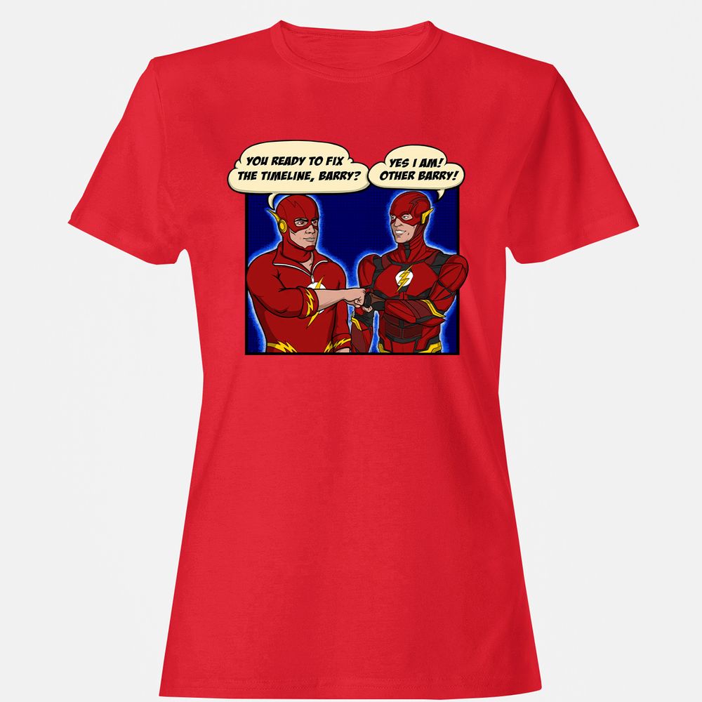 Women's T-Shirt - ZCK3CBFQ - Red - 13