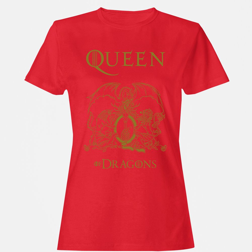 Women's T-Shirt - 4H6W5MJR - Red - 13