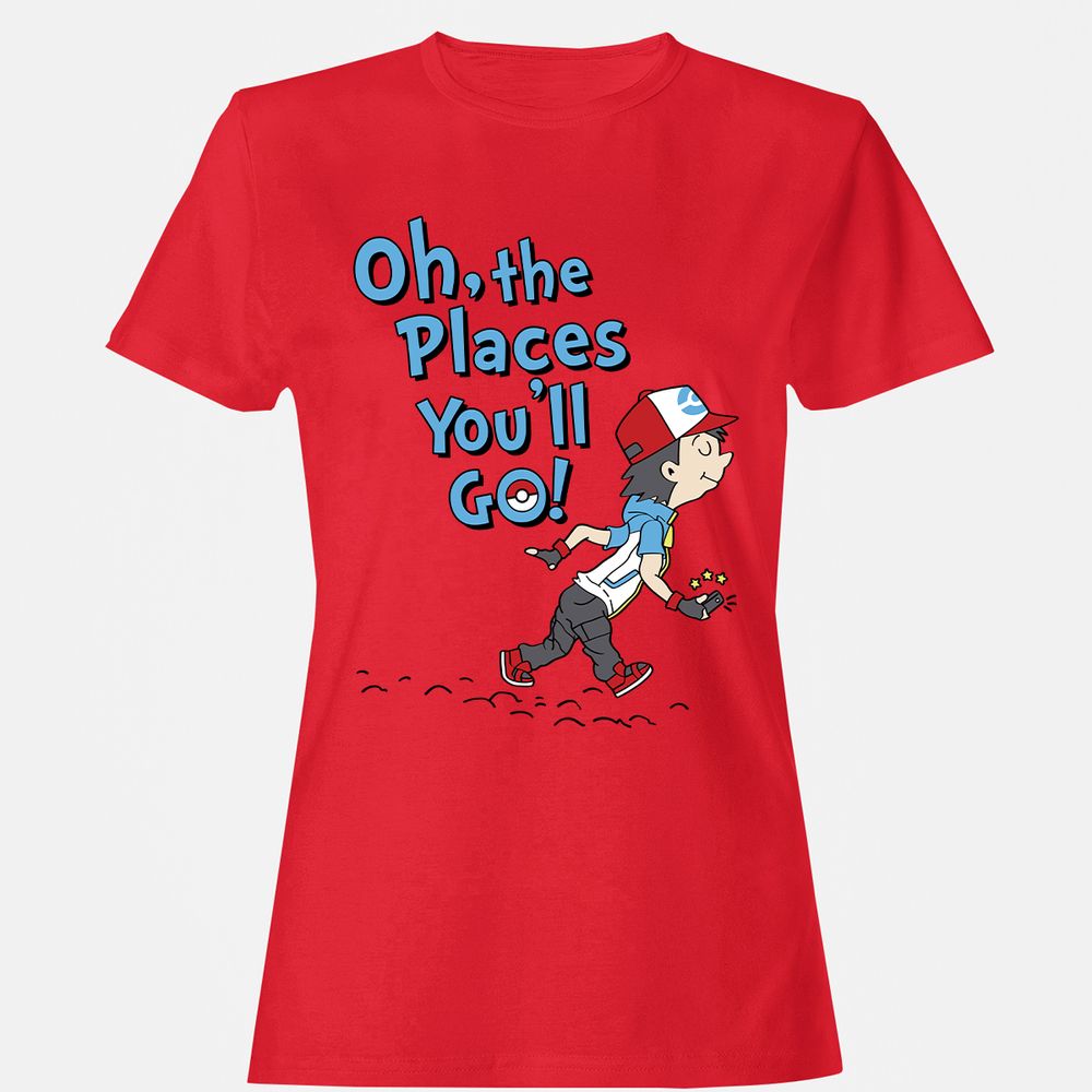 Women's T-Shirt - 1MPNH8FZ - Red - 13