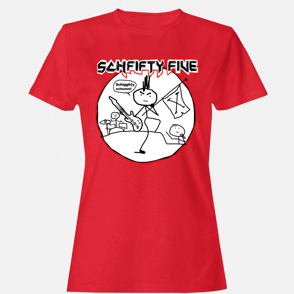 Women's T-Shirt - GEJVSXYK - Red - 13