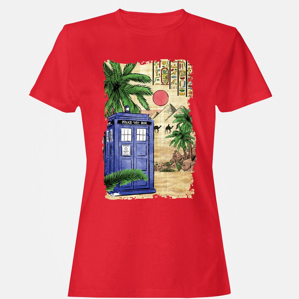 Women's T-Shirt - TXEWUJCD - Red - 13