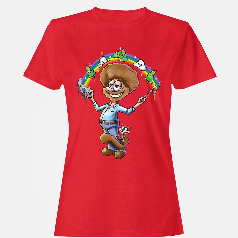 Women's T-Shirt - Z5VYS4F8 - Red - 13