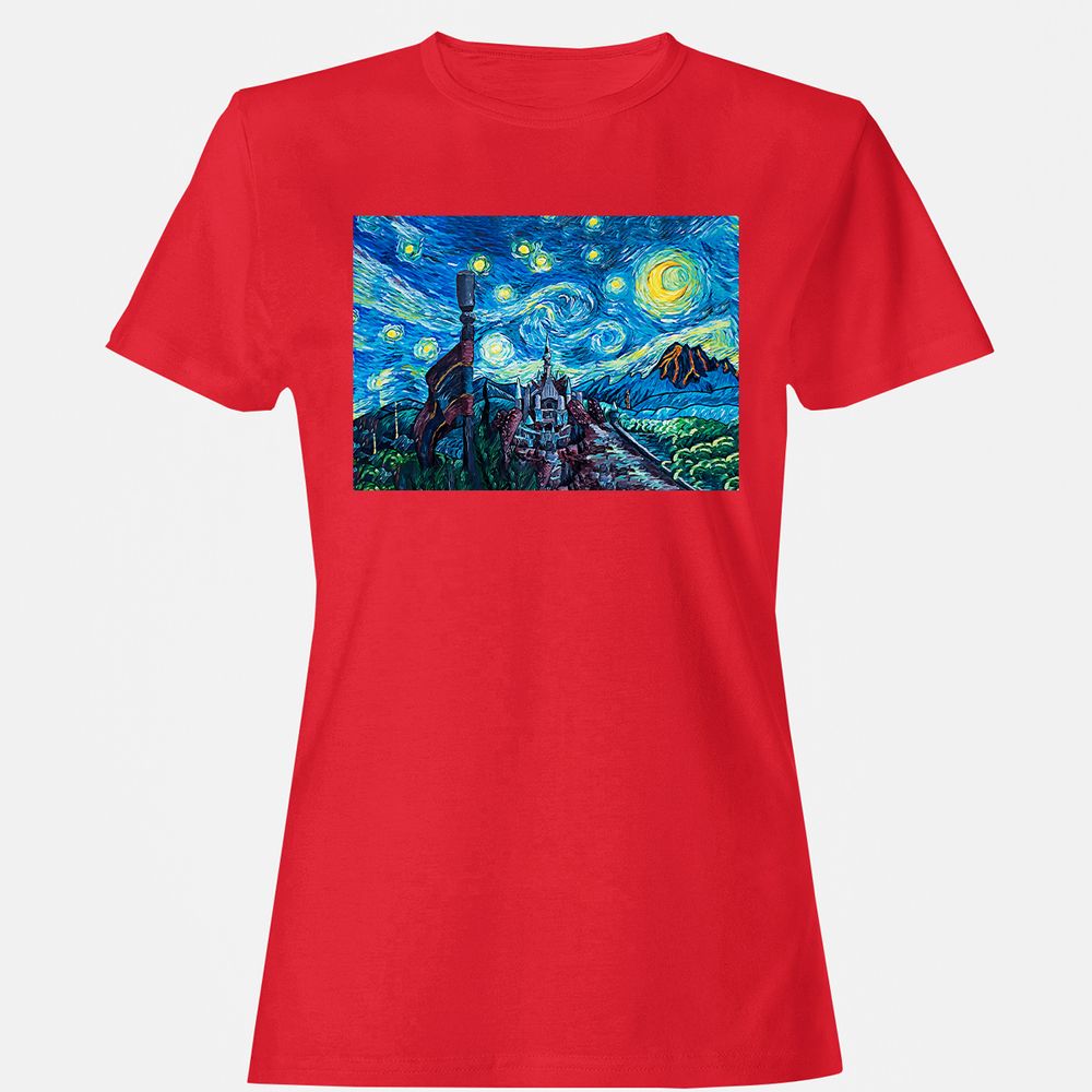 Women's T-Shirt - LH35PM3Q - Red - 13