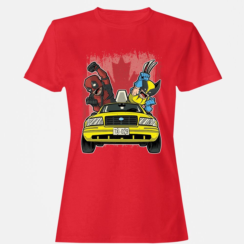 Women's T-Shirt - Q2T9R866 - Red - 13