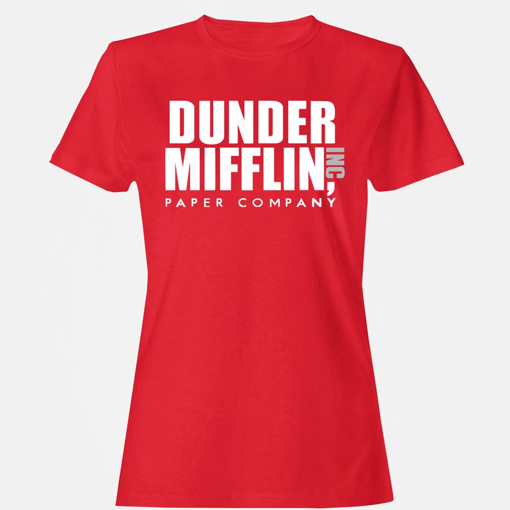 Women's T-Shirt - 7B3RD6SF - Red - 13