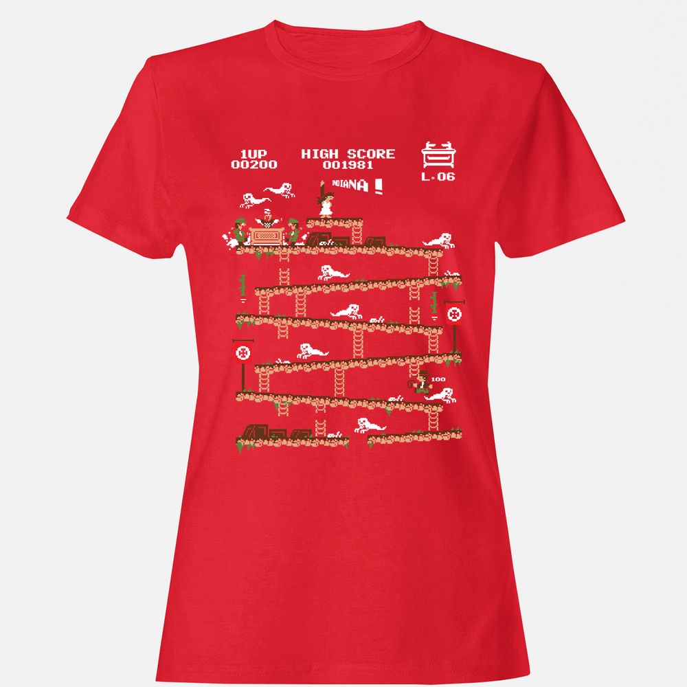 Women's T-Shirt - C2ZMHMT7 - Red - 13