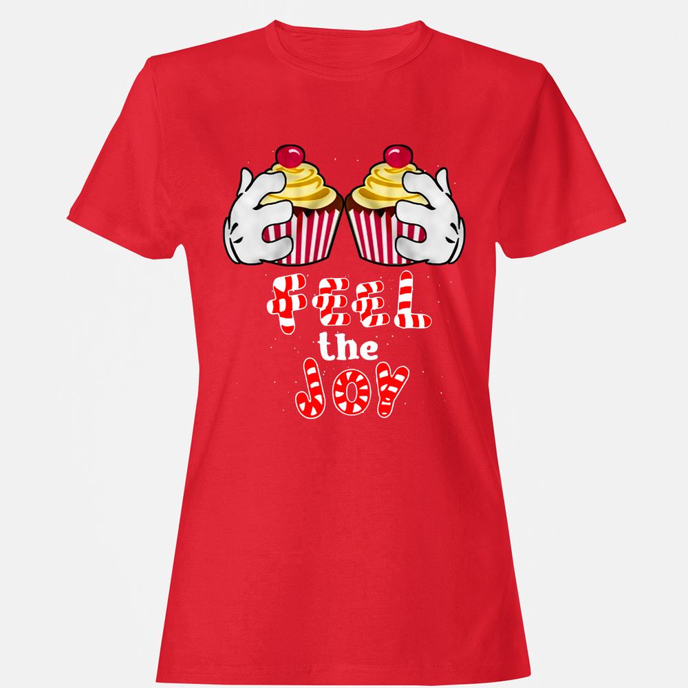 Women's T-Shirt - SAQ1WB3V - Red - 13