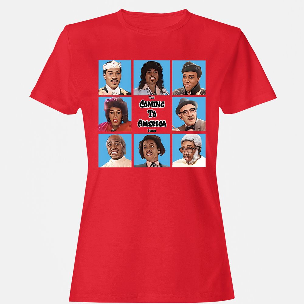 Women's T-Shirt - 9E81DFT6 - Red - 13