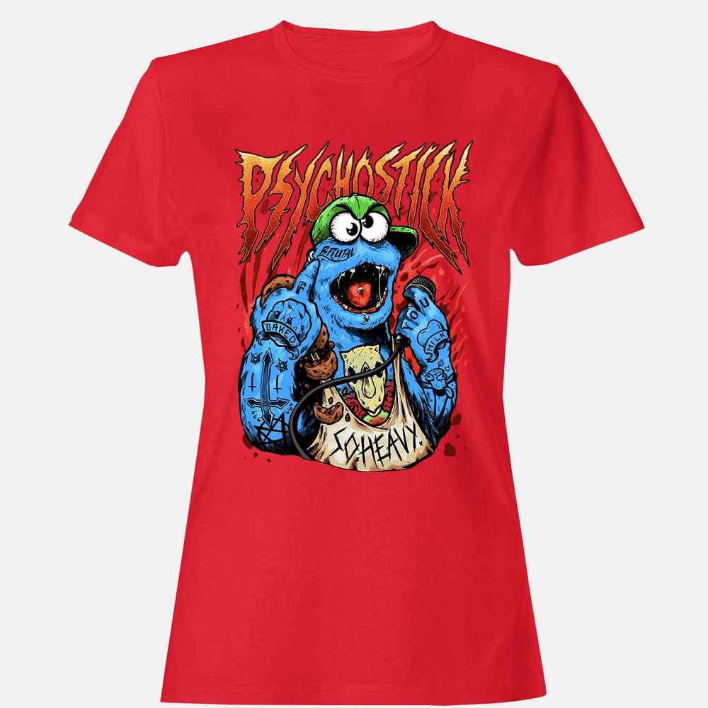 Women's T-Shirt - RVSLE638 - Red - 13