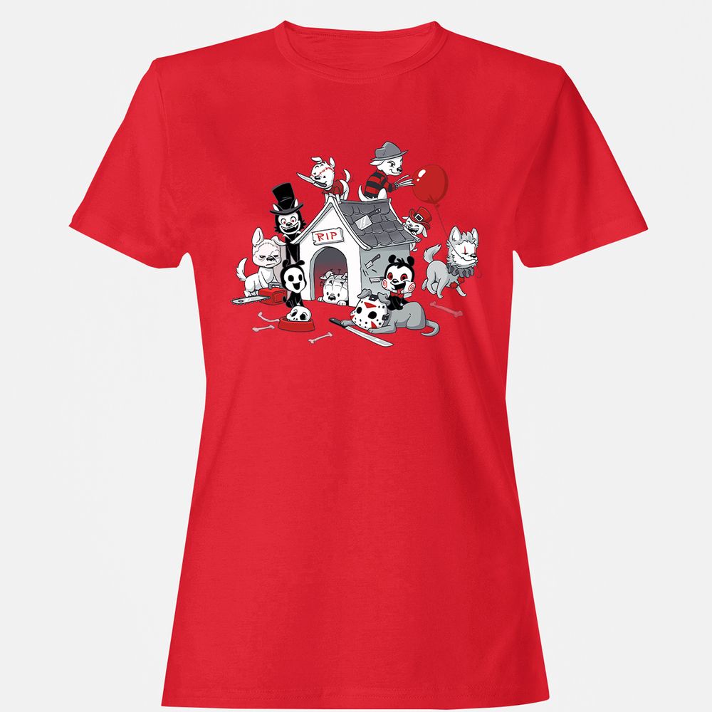 Women's T-Shirt - VL1QESMF - Red - 13