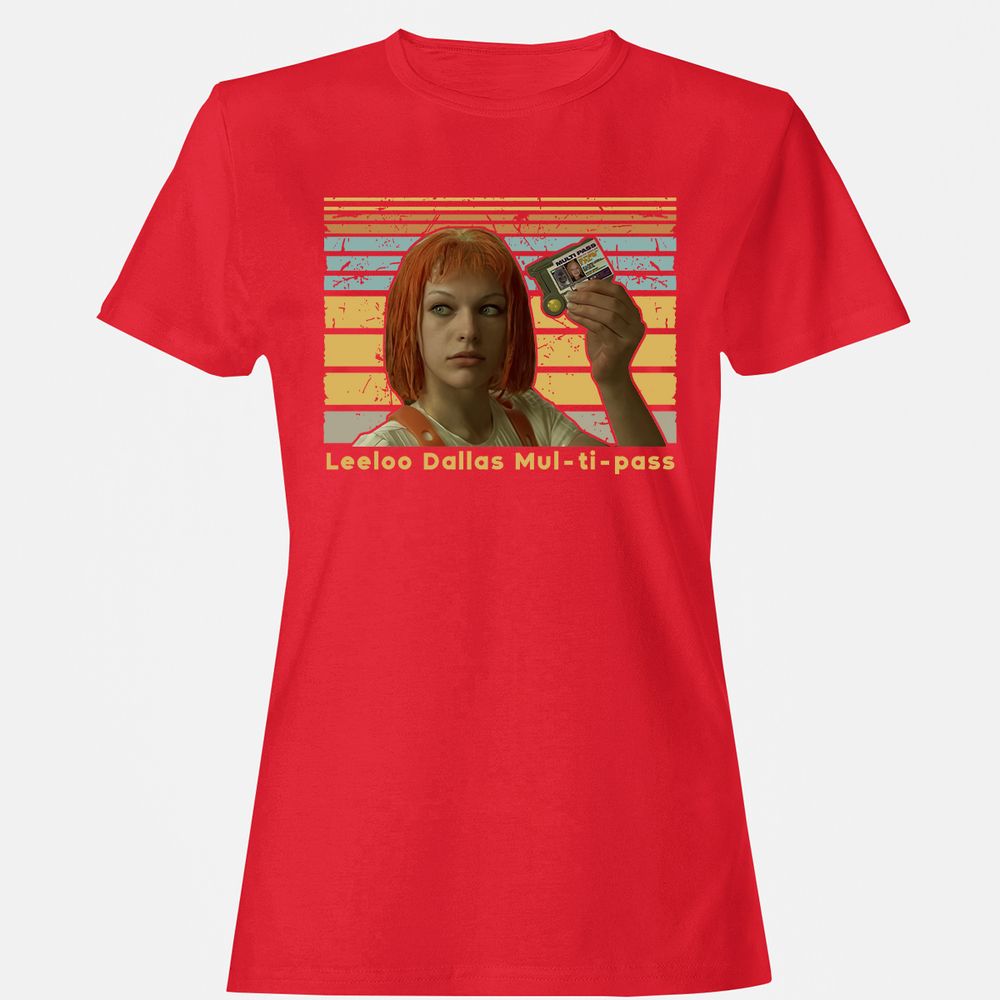 Women's T-Shirt - SMAH1Q9L - Red - 13
