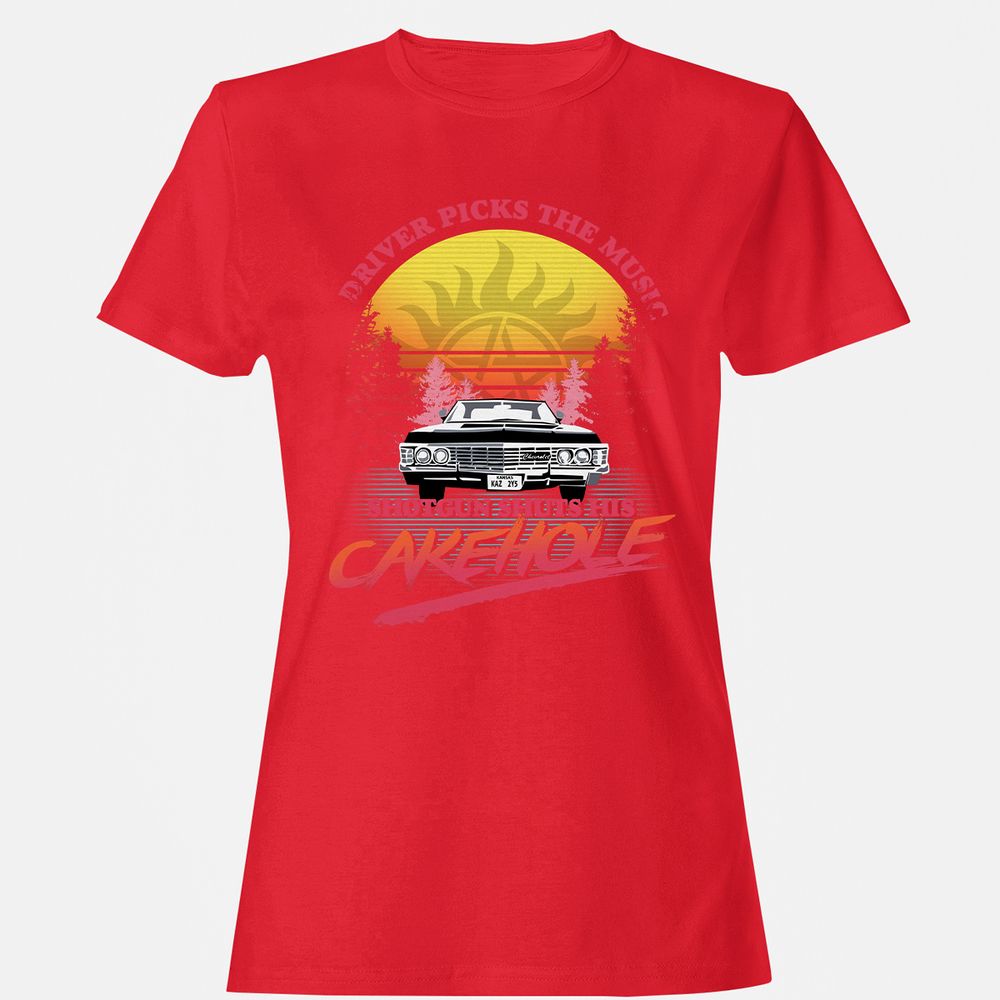 Women's T-Shirt - 2CVK2NVB - Red - 13