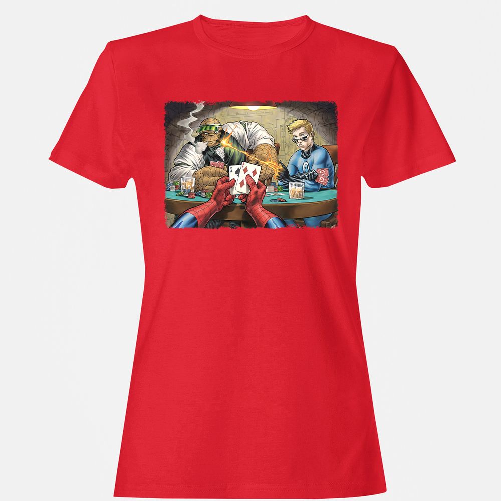 Women's T-Shirt - 8BZF2ZR9 - Red - 13