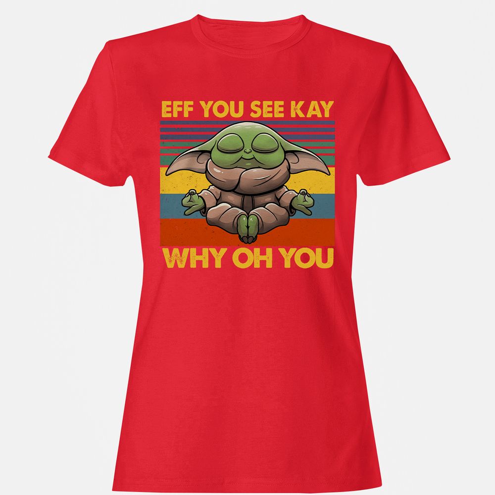 Women's T-Shirt - Y5F8AJ7P - Red - 13