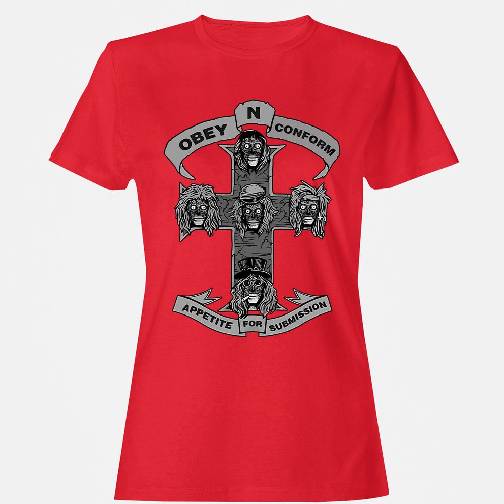Women's T-Shirt - V1JKA5VG - Red - 13