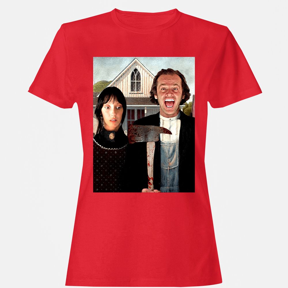 Women's T-Shirt - KU4Q56XE - Red - 13