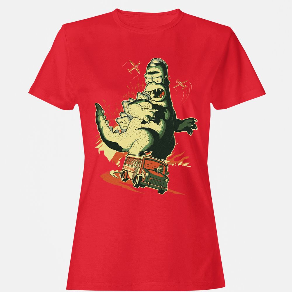Women's T-Shirt - EBPE3GB1 - Red - 13