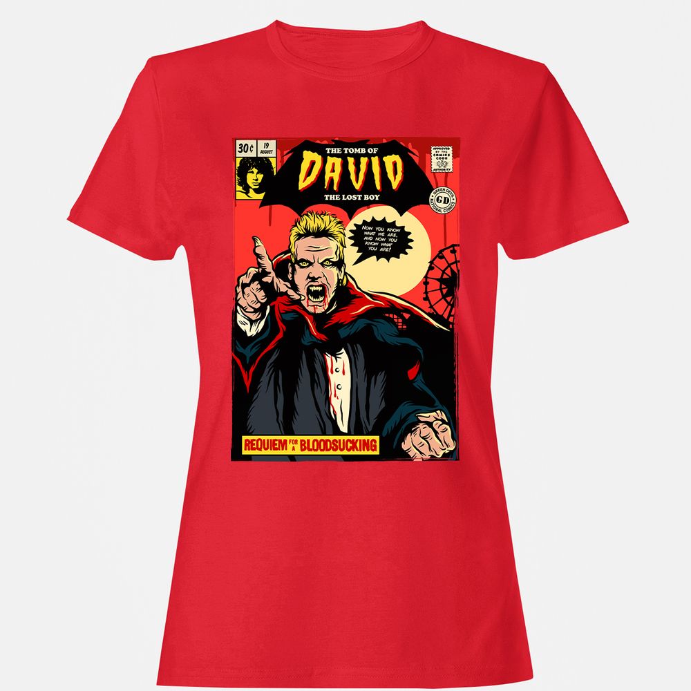 Women's T-Shirt - J1436CDQ - Red - 13
