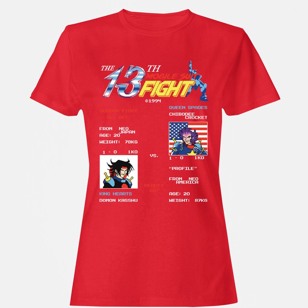 Women's T-Shirt - AVBU1Z8Q - Red - 13
