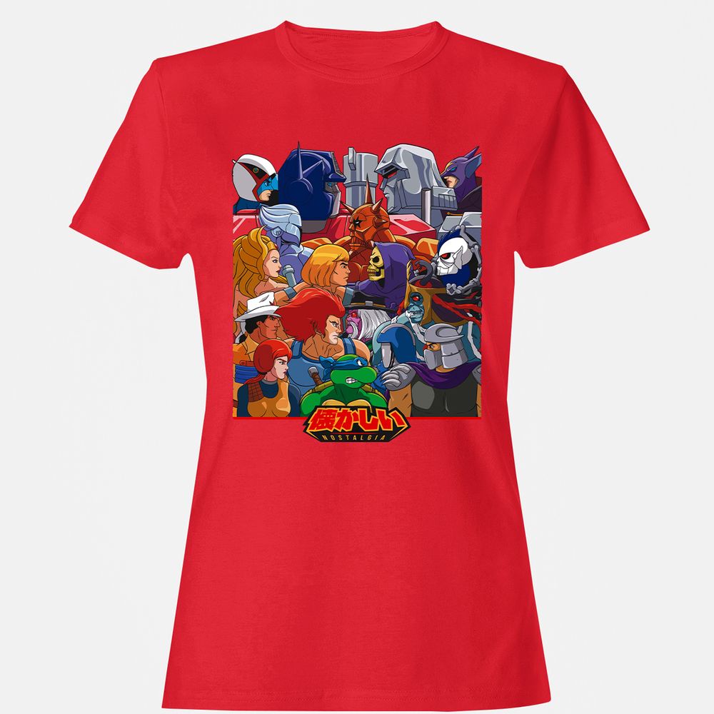 Women's T-Shirt - 4BKAL3WB - Red - 13