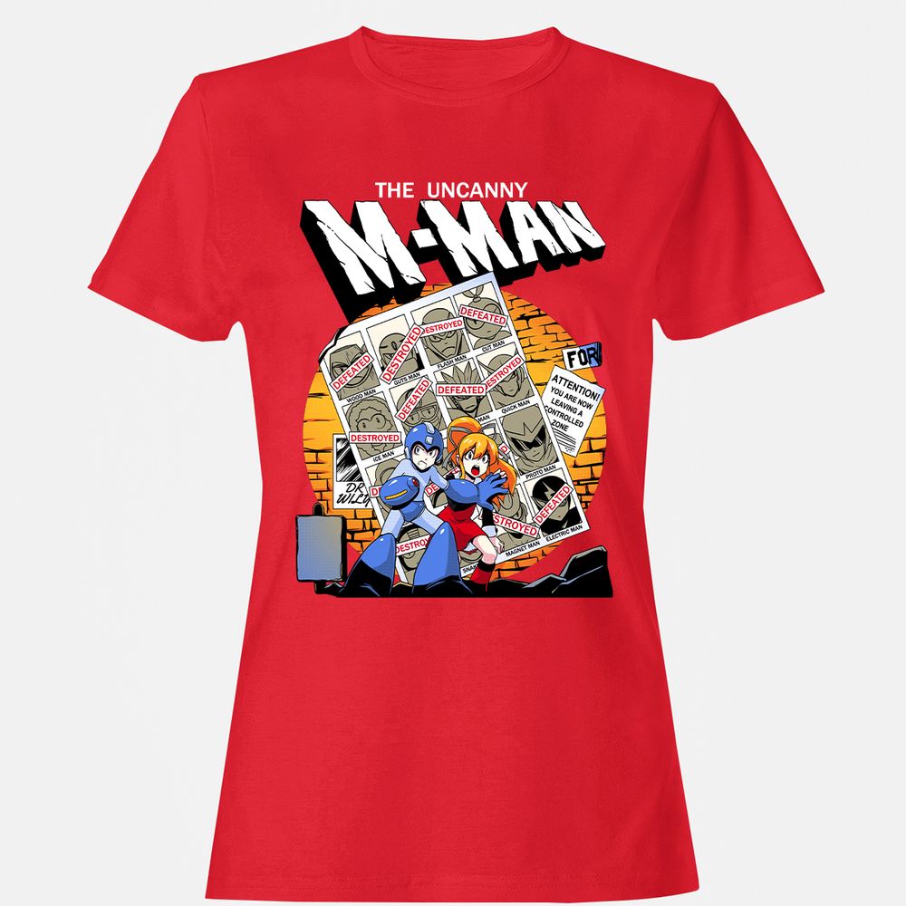 Women's T-Shirt - KY8UN2QR - Red - 13