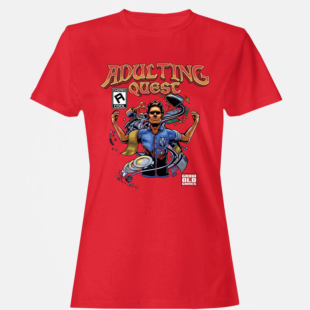 Women's T-Shirt - AT2CF5GD - Red - 13