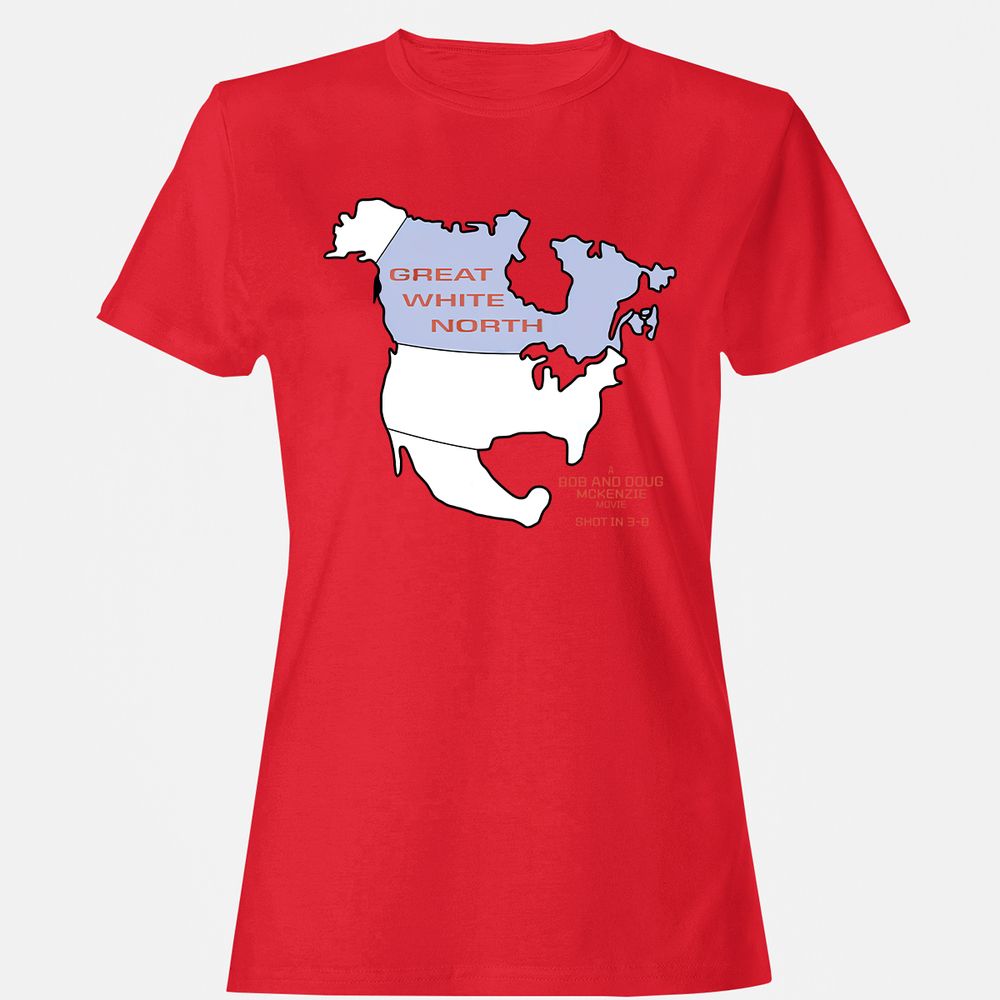 Women's T-Shirt - EK3BLW5R - Red - 13