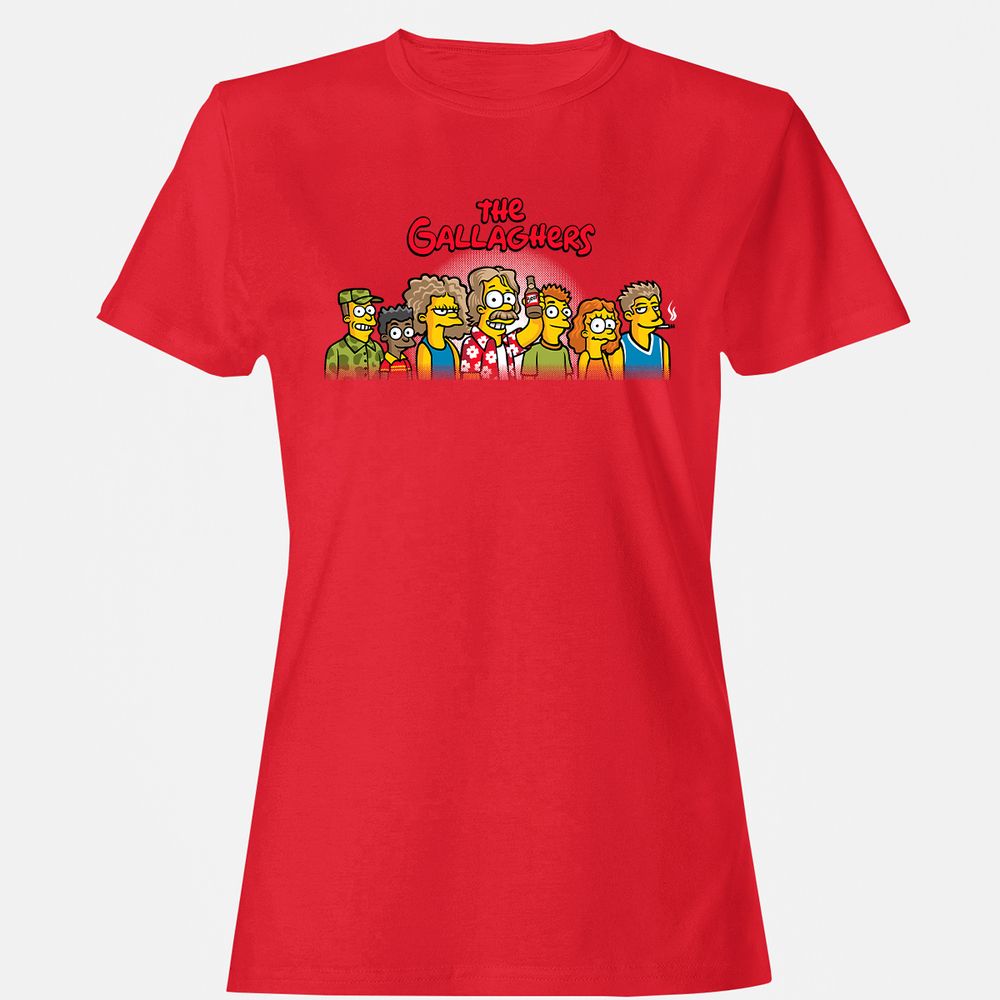 Women's T-Shirt - LXY6QZCQ - Red - 13